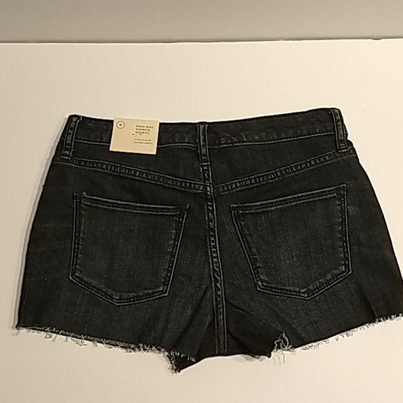 Universal Thread High Rise Shortie Shorts Blue 0 - Picture 2 of 6